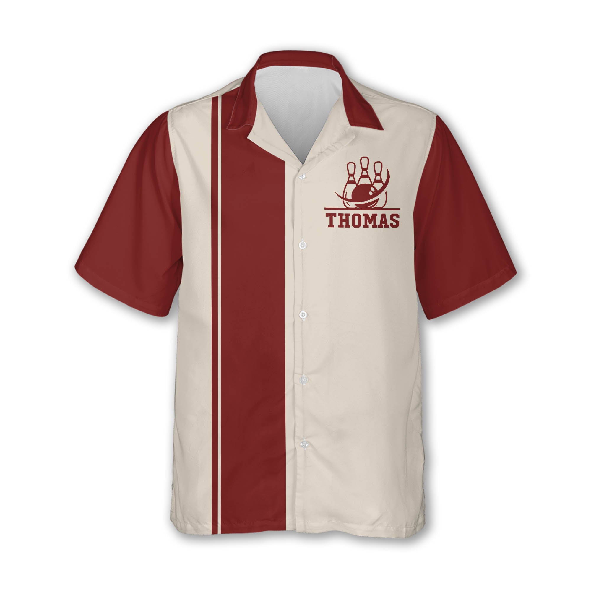 Custom Vintage Hawaiian Bowling Shirts Men's, Custom Bowling Team Shirts BZ0230