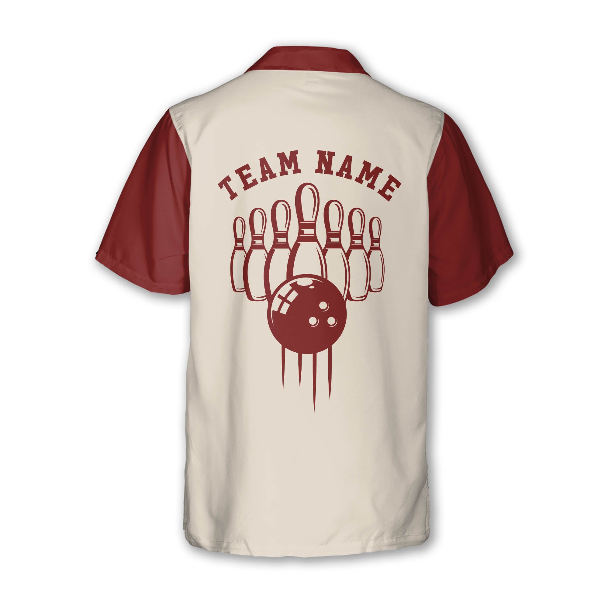 Custom Vintage Hawaiian Bowling Shirts Men's, Custom Bowling Team Shirts BZ0230
