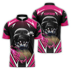 Custom Skull Bowling Jersey Shirt For Men, Custom Team Skull Bowling Shirt BO0018