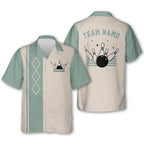 Custom Vintage Hawaiian Bowling Shirts Mens, Custom Vintage Bowling Team Shirts BE0064