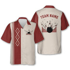Custom Vintage Hawaiian Bowling Shirts Mens, Custom Vintage Bowling Team Shirts BE0064