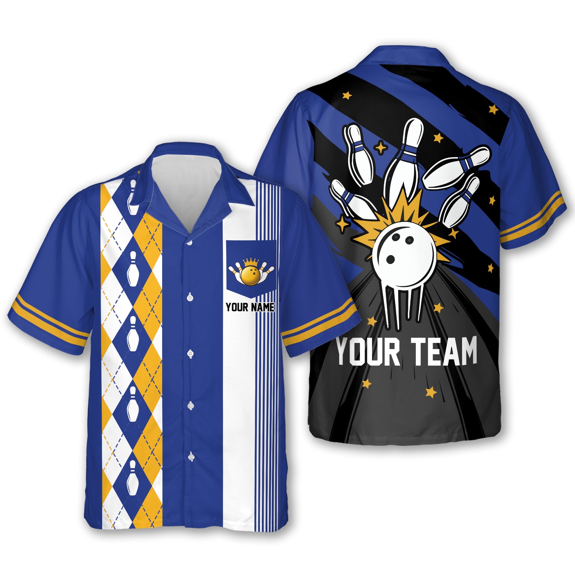 Custom Classic Lime Green Retro Bowling Hawaiian Shirts With Pockets Men, Custom Retro Bowling Team Shirts BE0069